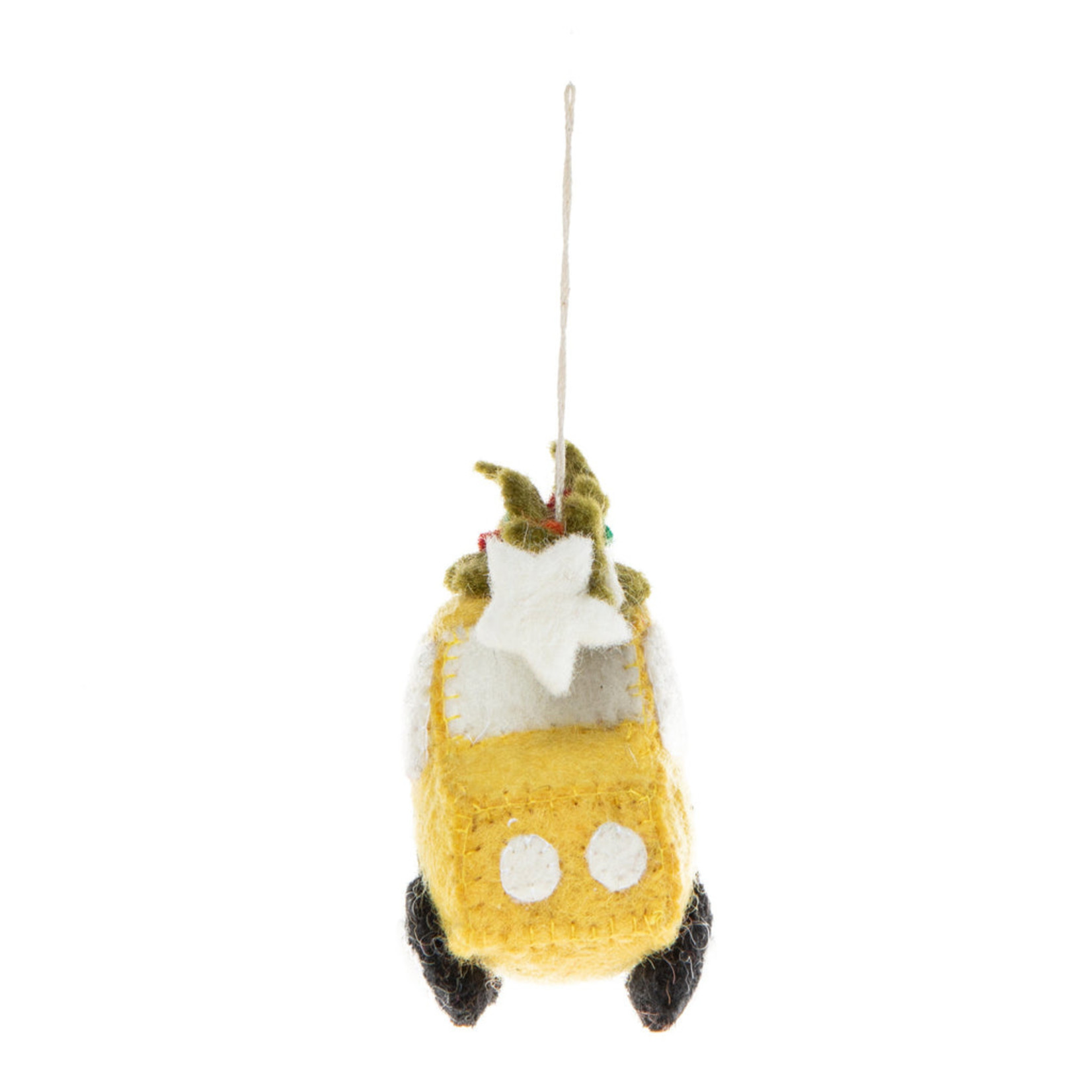 Global Goods Partners Felt Tree on Taxi Ornament