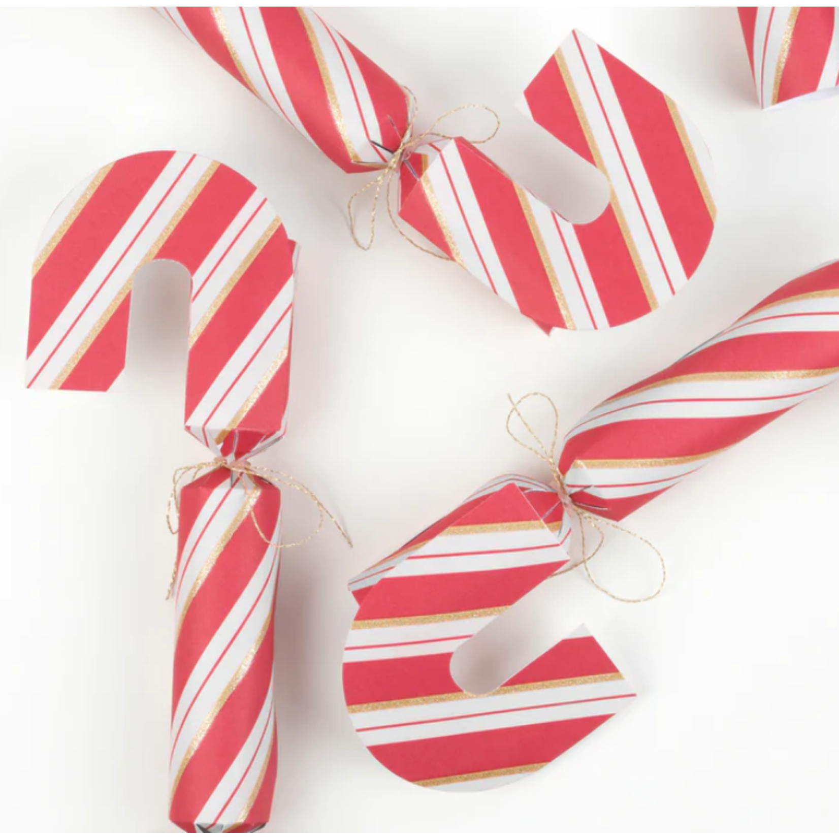 Candy Cane Shaped Crackers