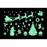 gloplay Christmas Glow Sticker Set