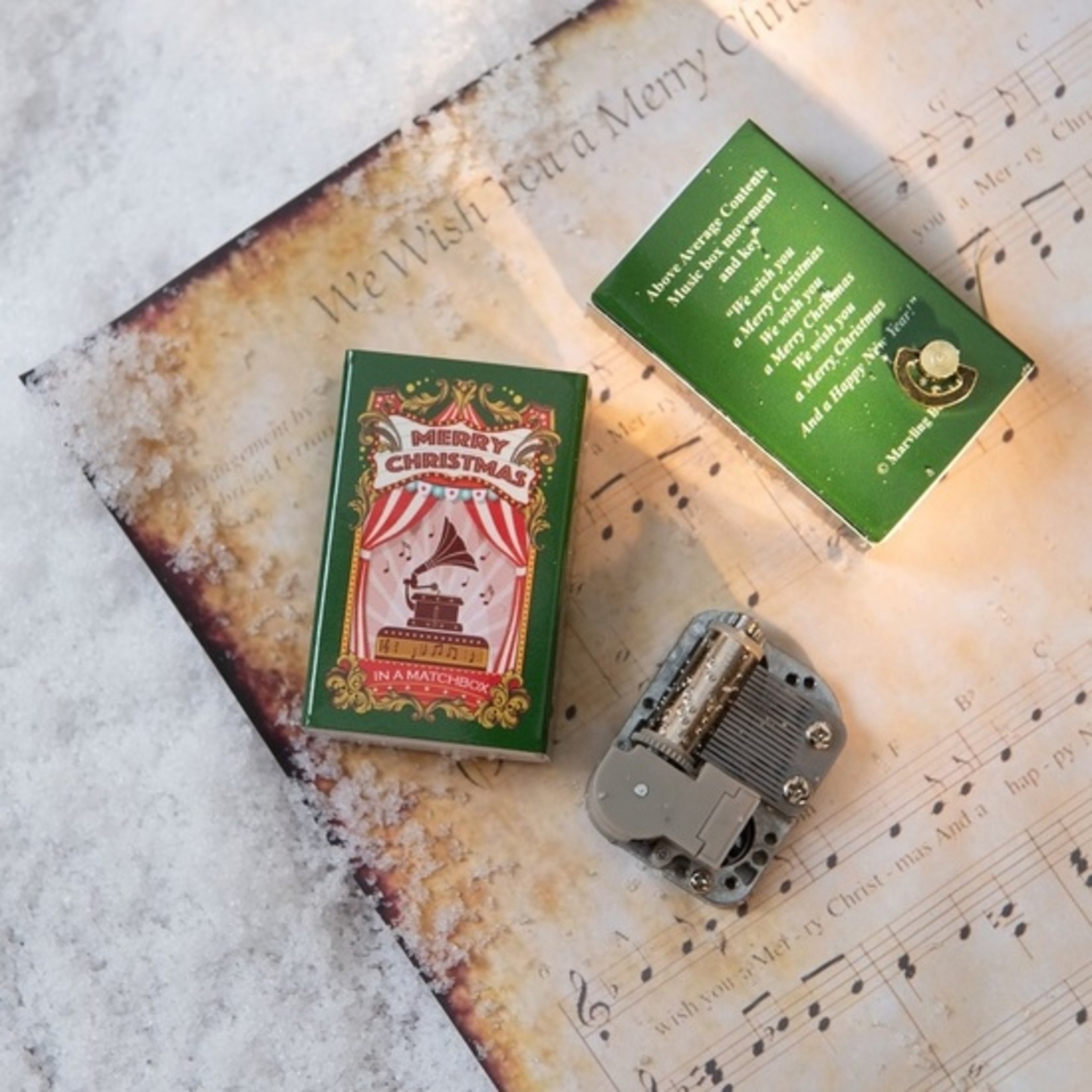 We Wish You a Merry Christmas Music Matchbox
