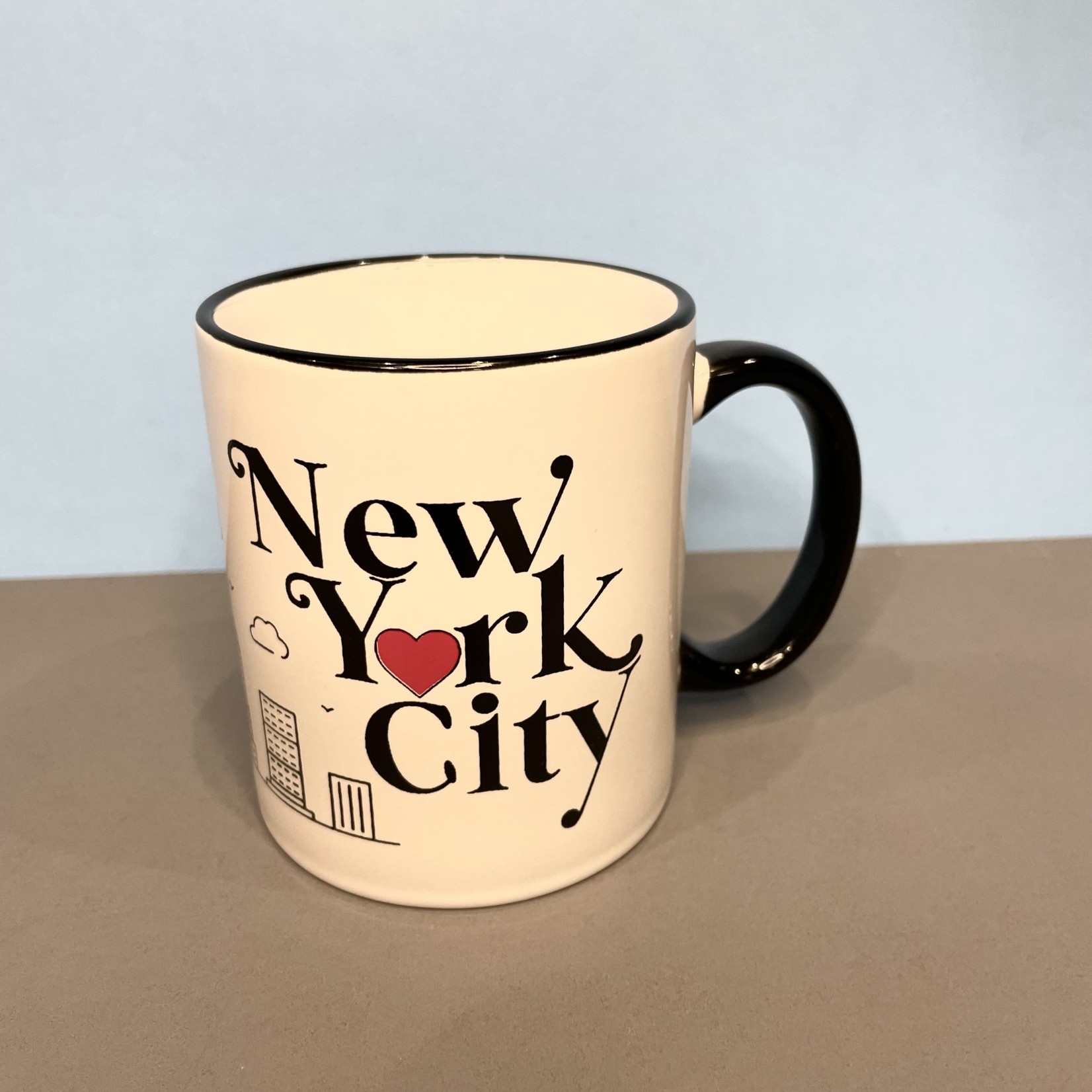 Exit9 Gift Emporium NYC Heart Skyline Mug