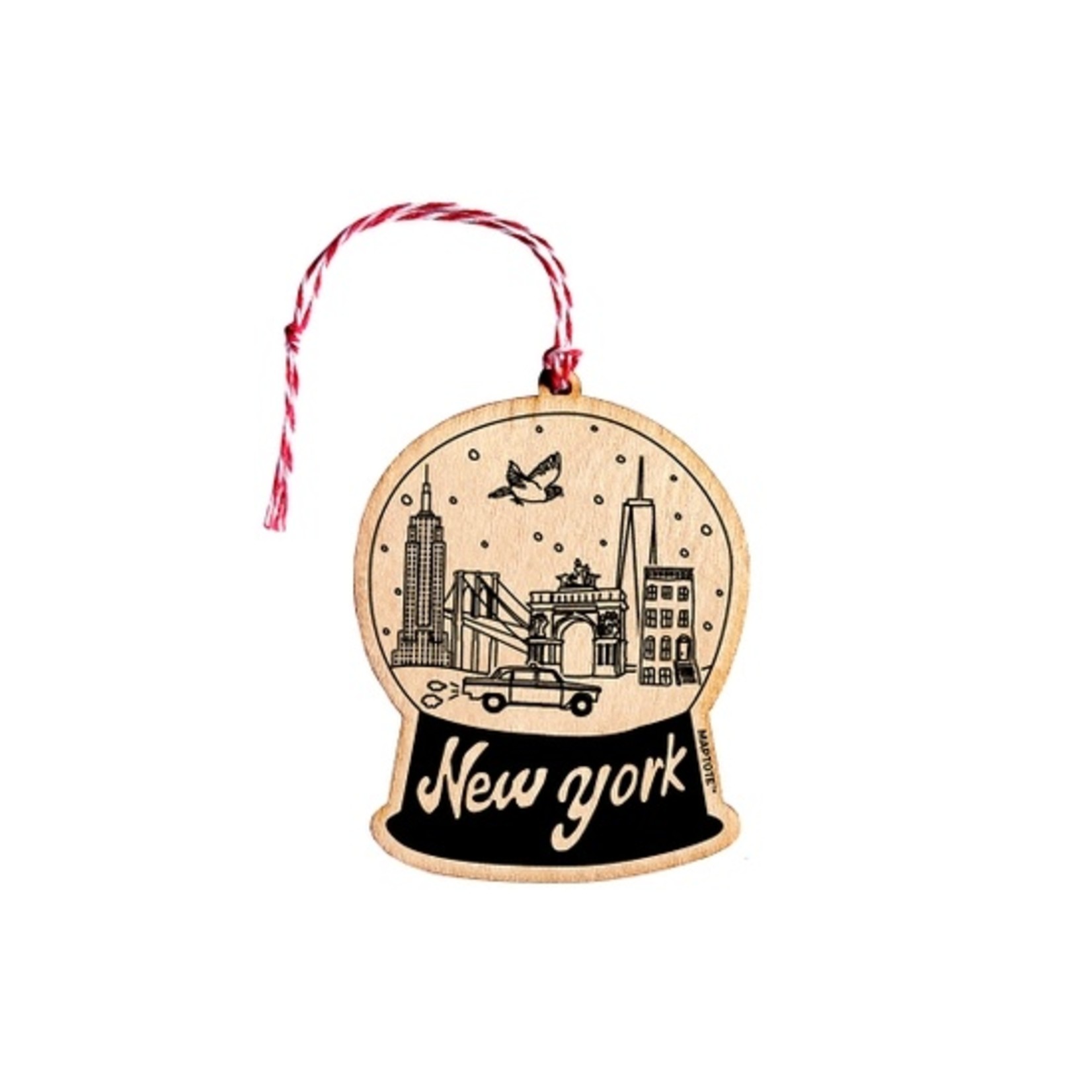 NYC Snow Globe Ornament