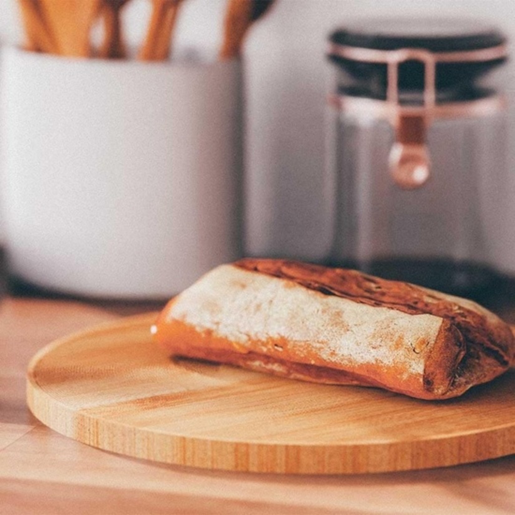 Record Bamboo Cutting Board