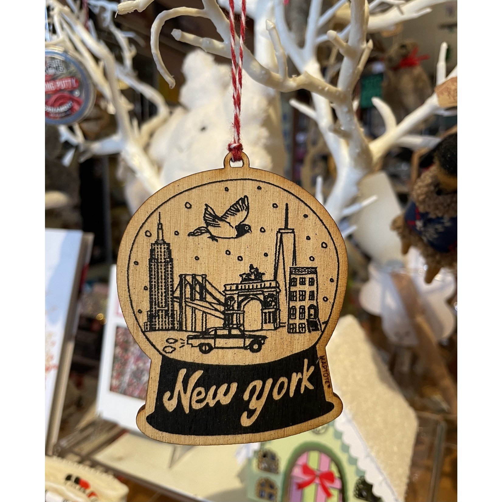 NYC Snow Globe Ornament