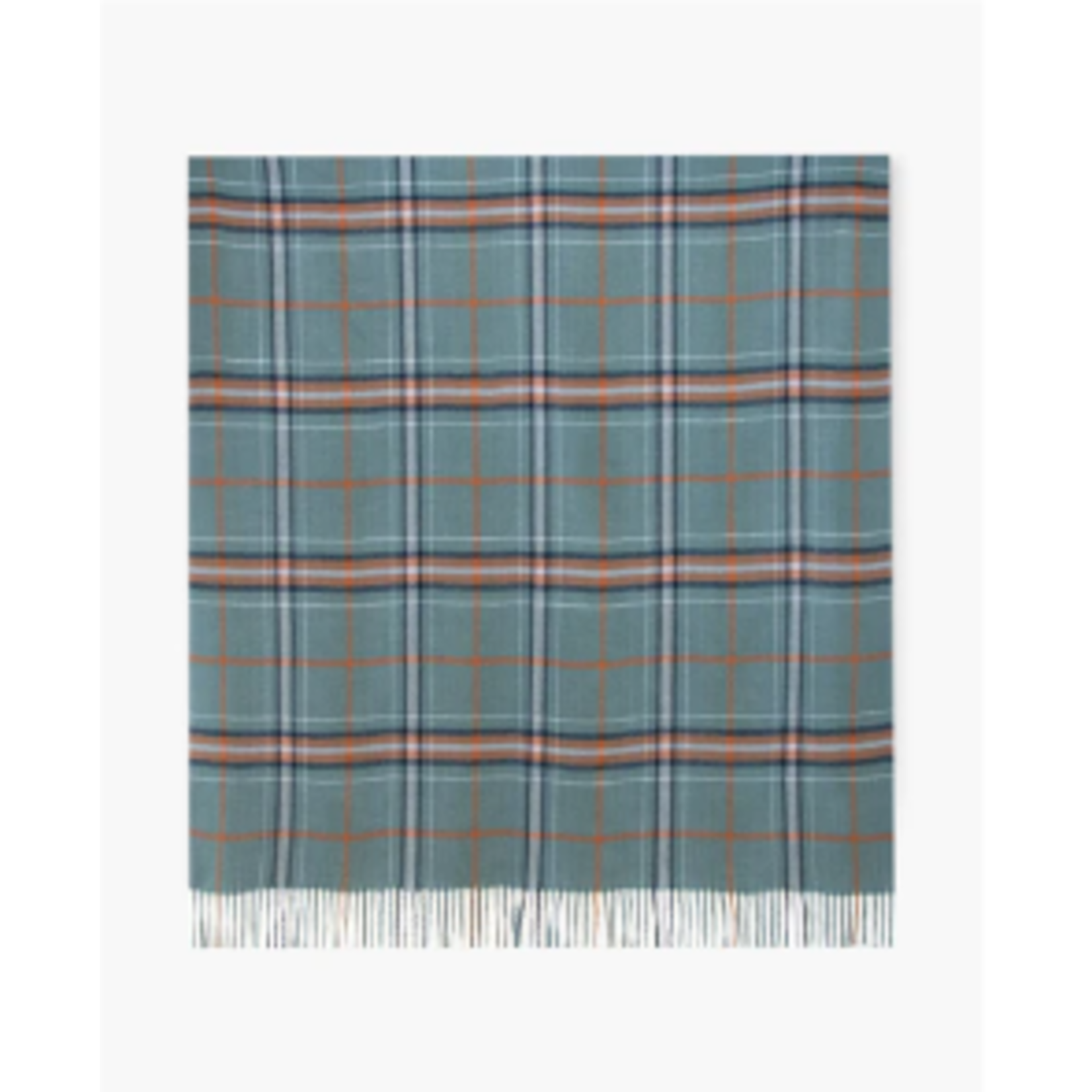 Plaid Checker Scarf in Olive