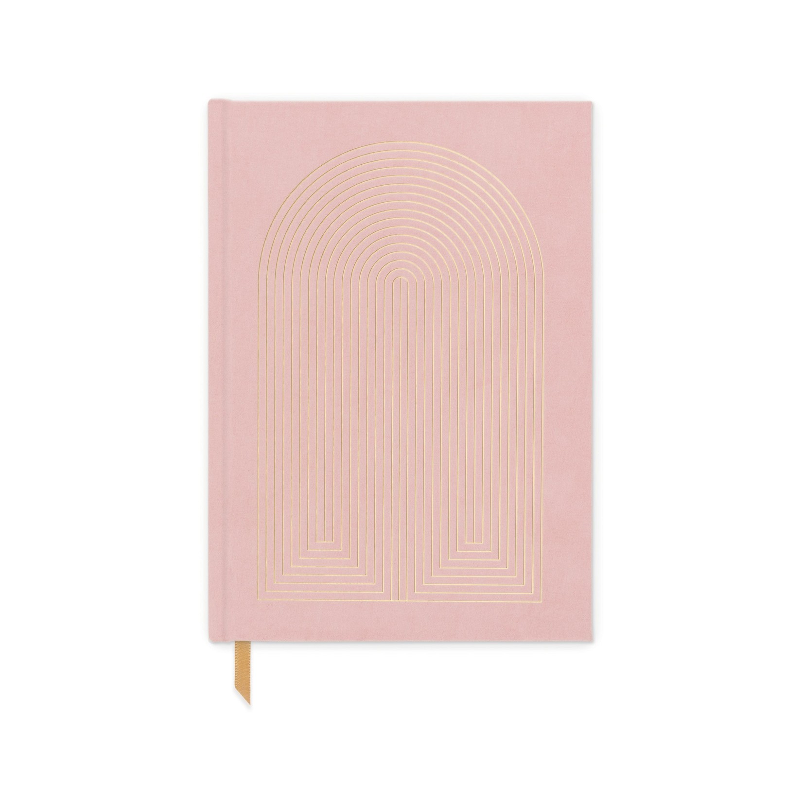 Designworks Ink Radiant Rainbow Bookcloth in Dusty Pink