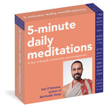Workman Publishing 5 Minute Daily Meditations Boxed Calendar 2023