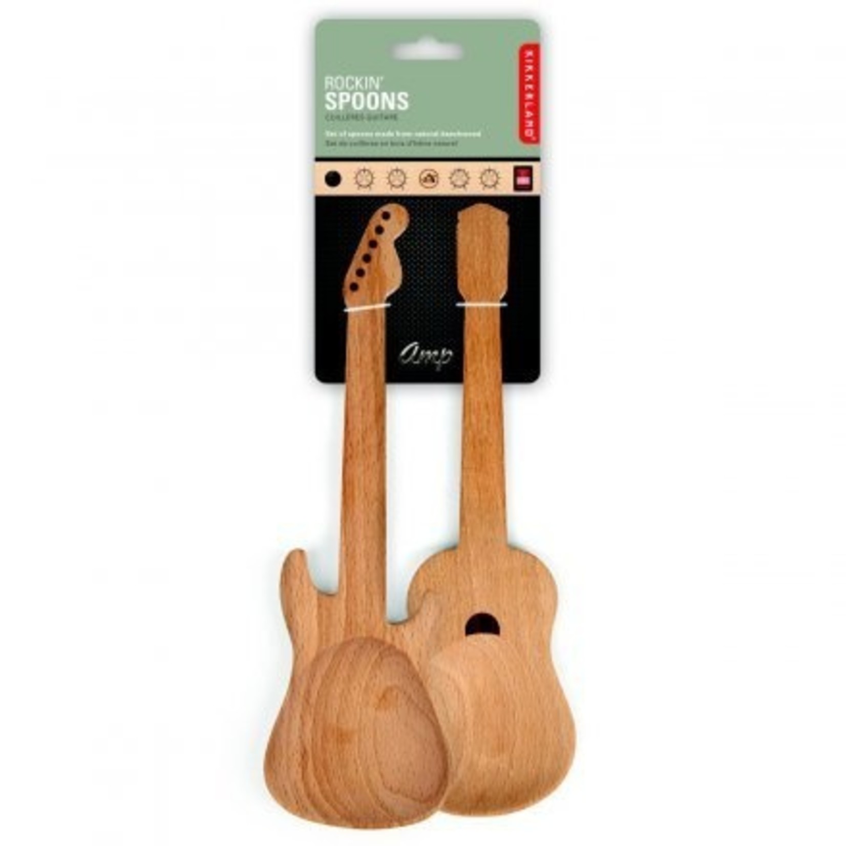 Kikkerland Guitar Salad Spoons