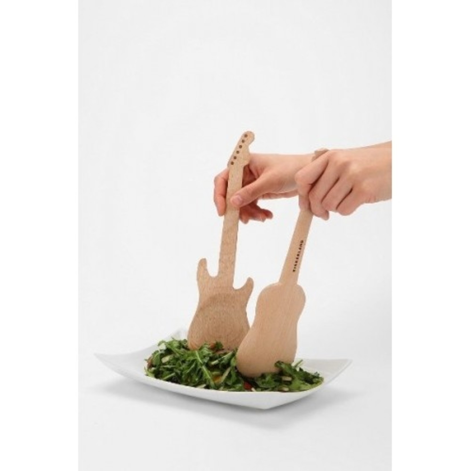 Kikkerland Guitar Salad Spoons