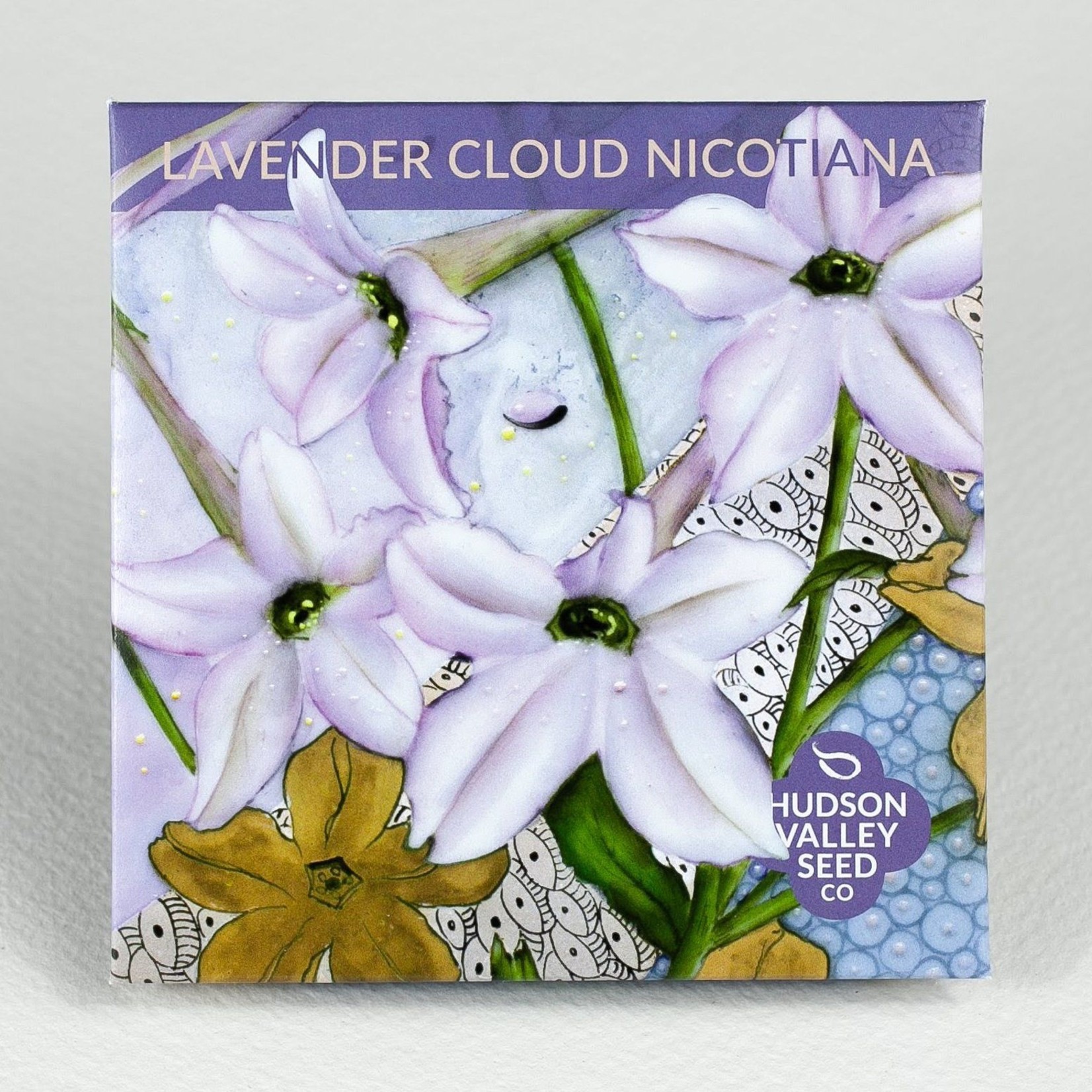 Hudson Valley Seeds Lavender Cloud Nicotiana