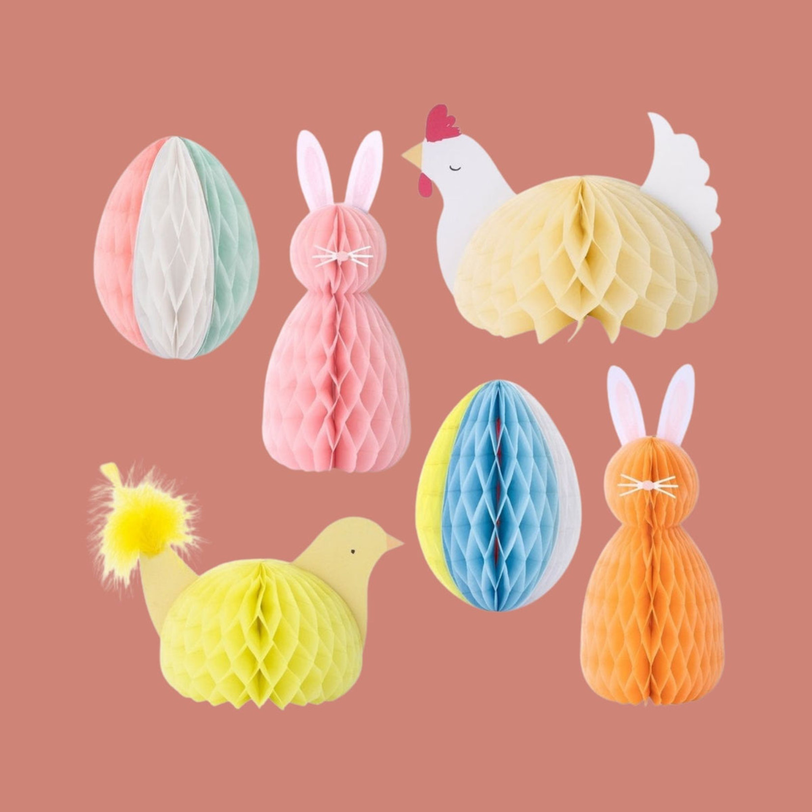 Meri Meri Easter Honeycomb Decorations