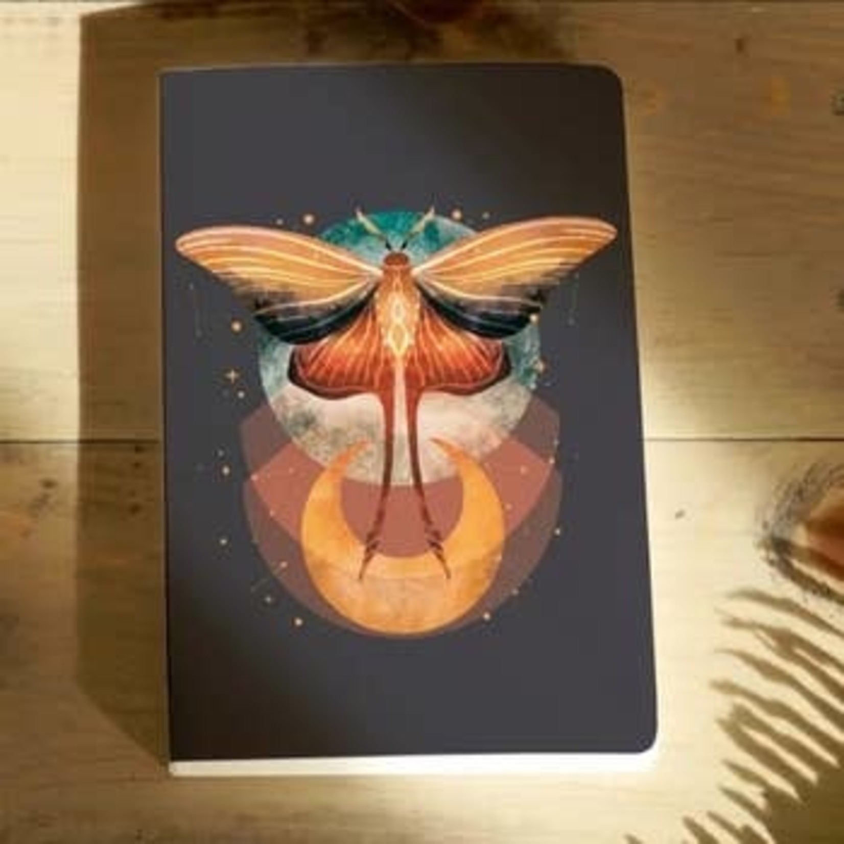 Denik Cosmic Moth Lined Notebook