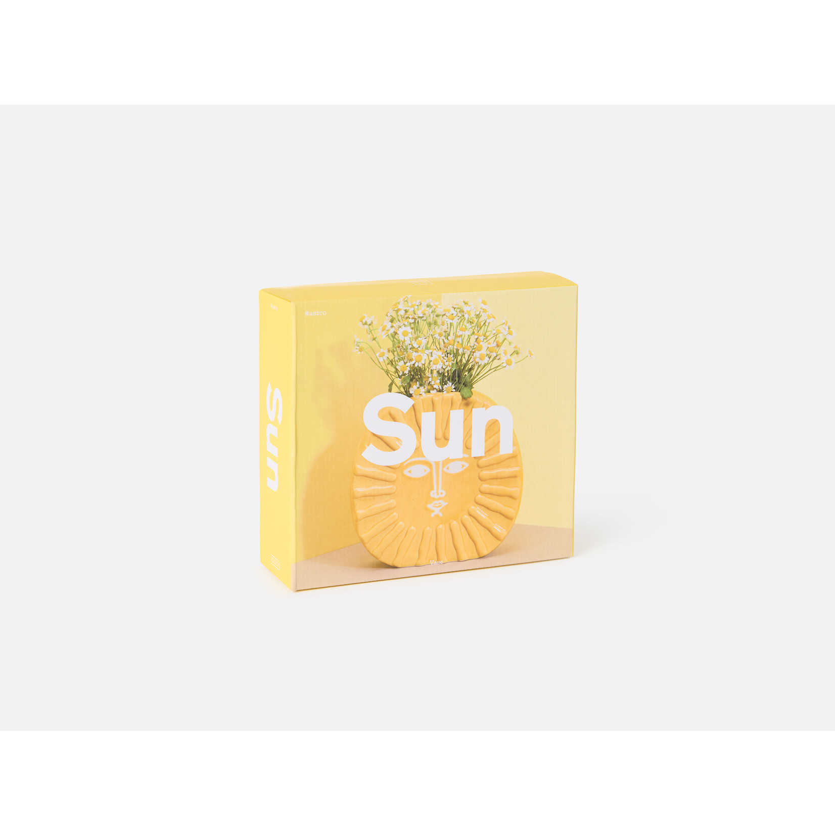 doiy Yellow Sun Vase