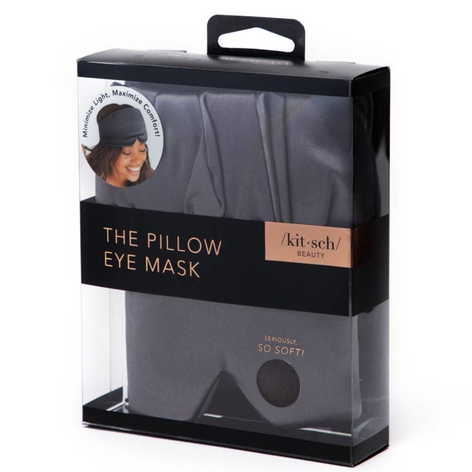 Kitsch Pillow Eye Mask in Charcoal