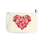 Strawberry Heart Jumbo Pouch