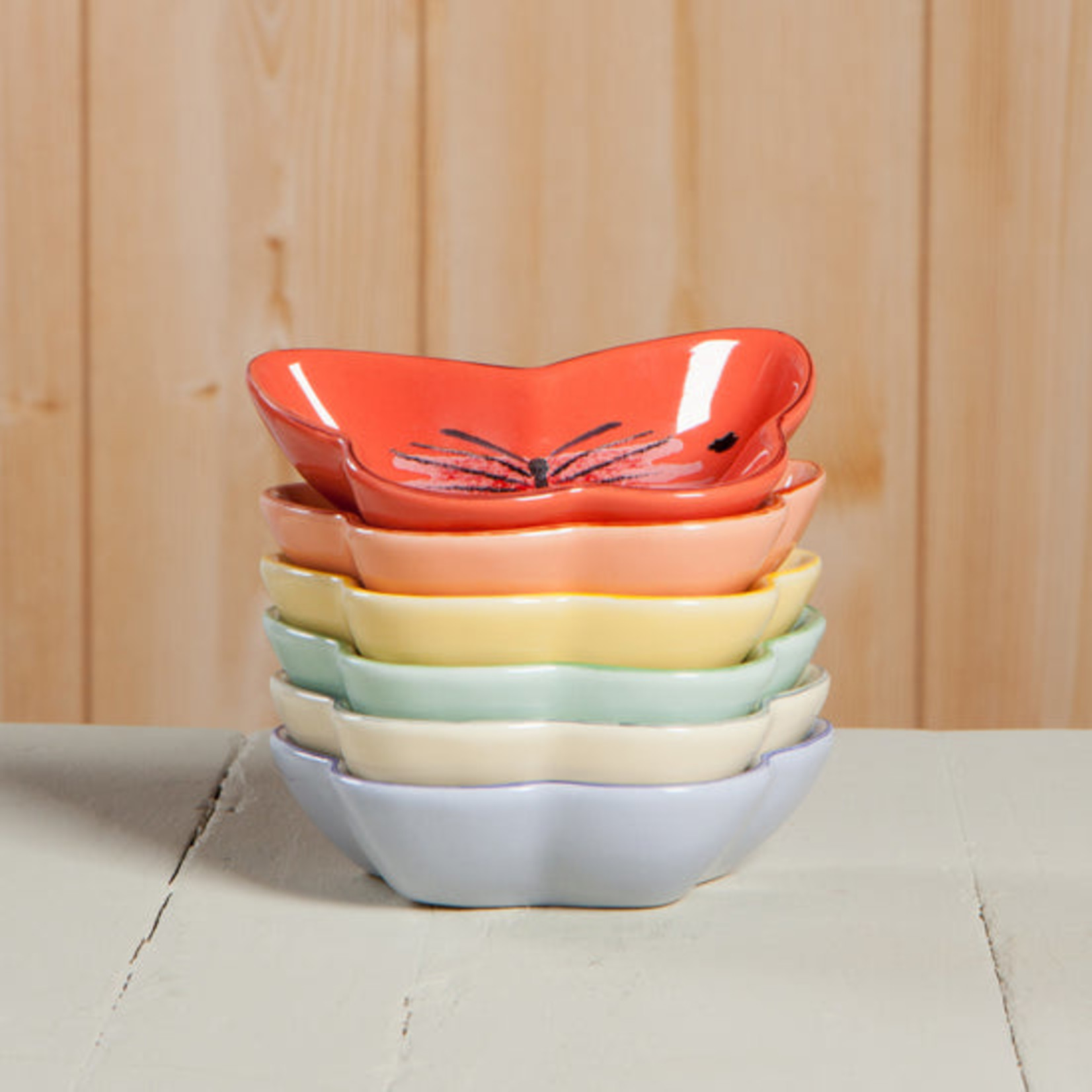 Morning Meadow Butterfly Bowl Set