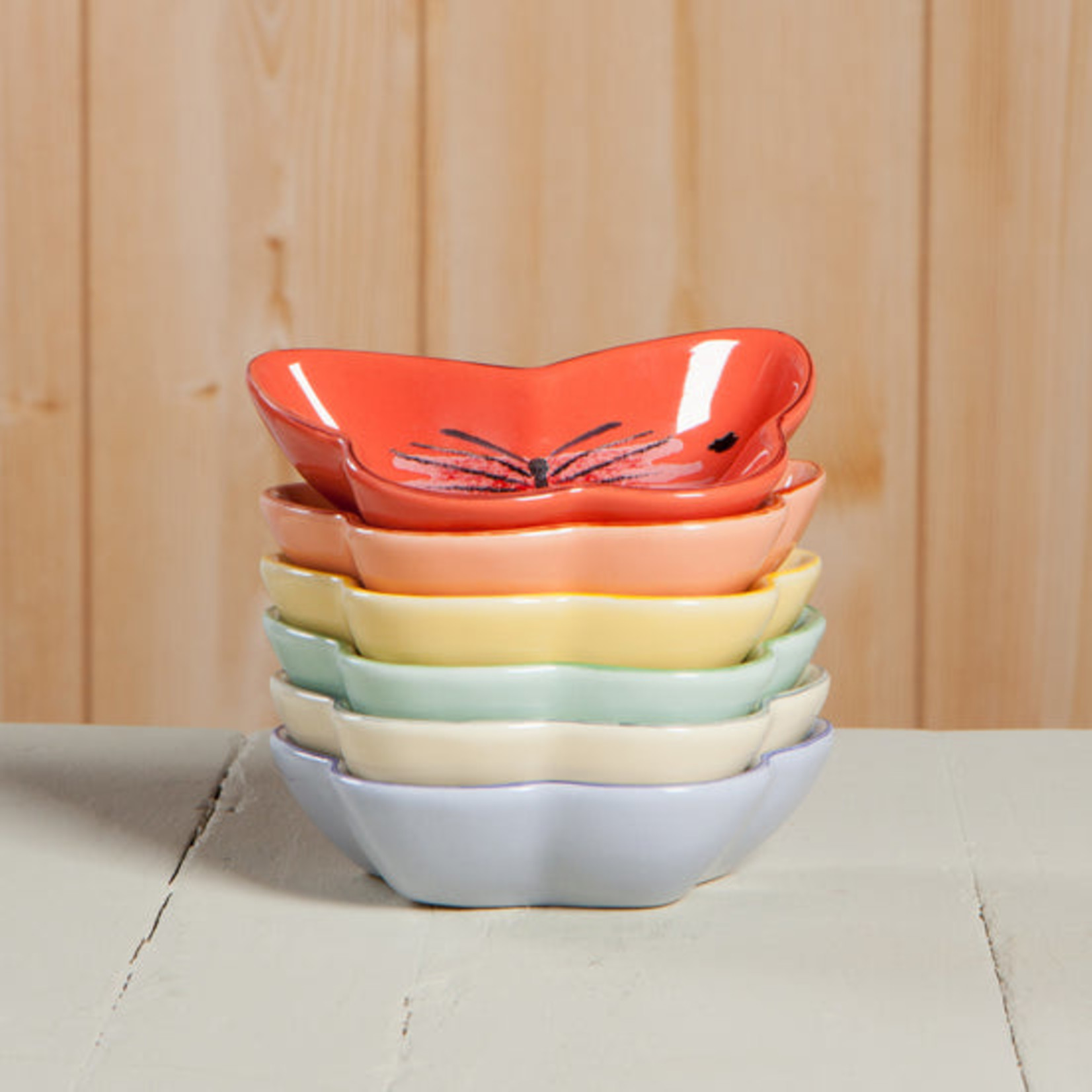 Now Designs Morning Meadow Butterfly Bowl Set