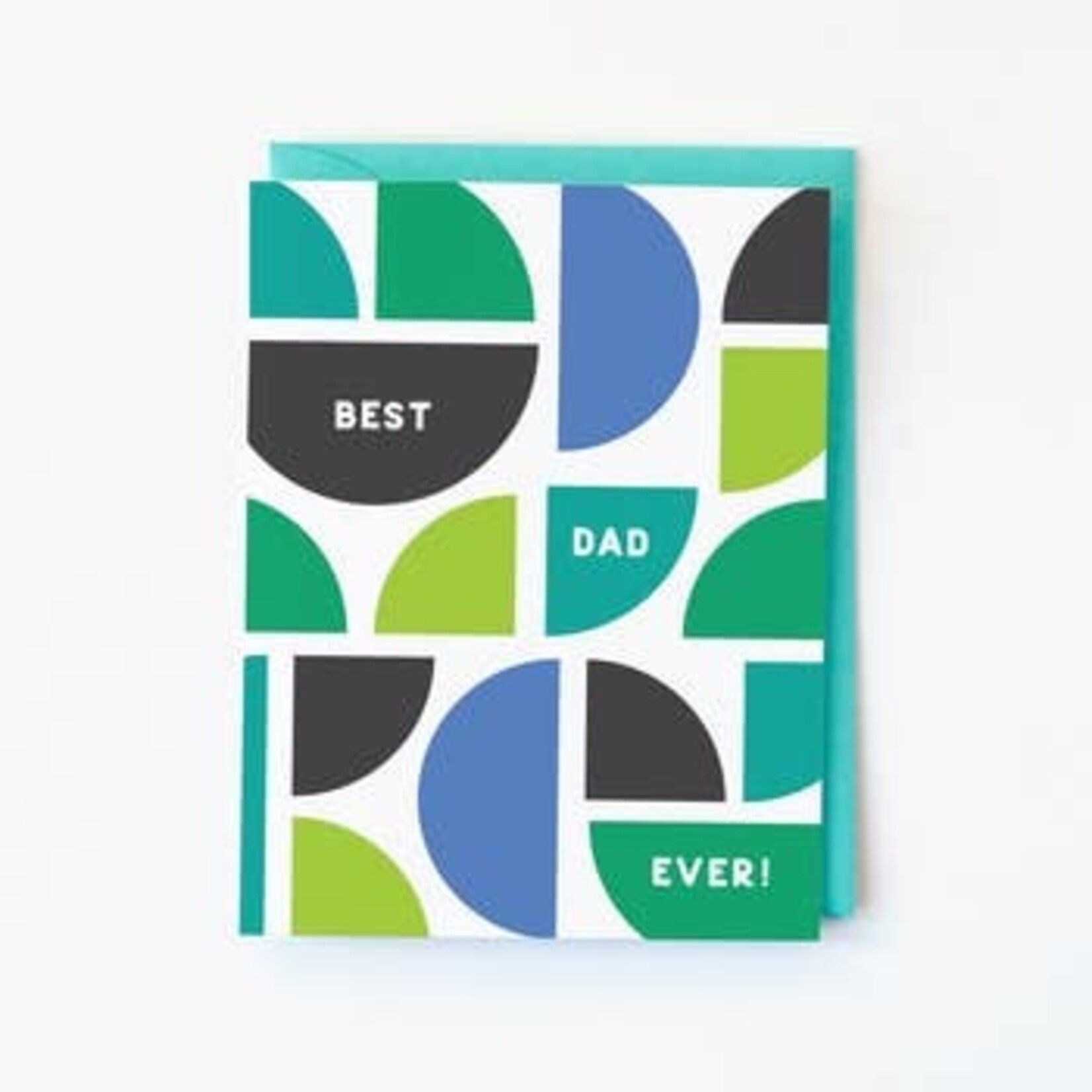 graphic anthology Father's Day Card: Best Dad Green