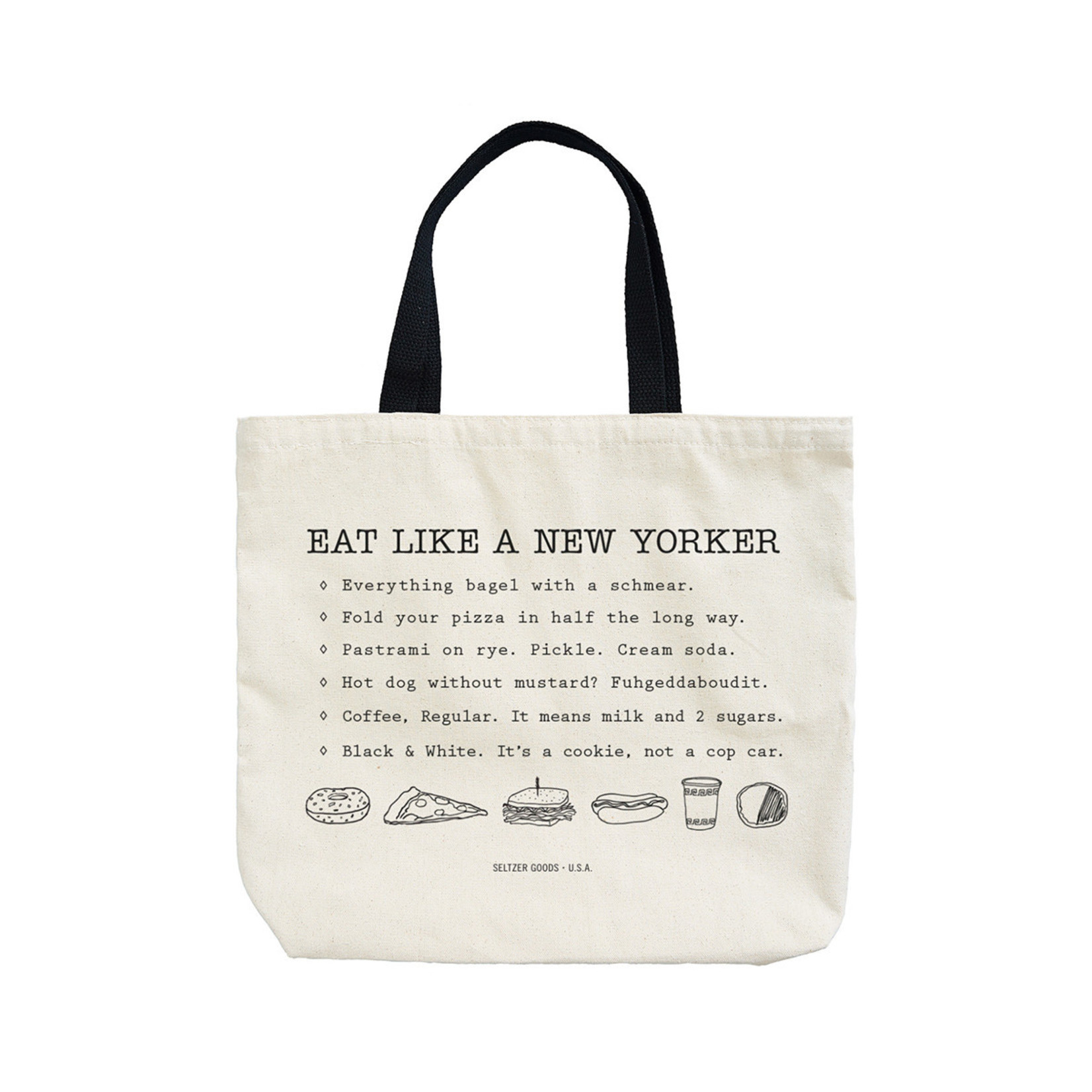 Seltzer Eat NYC Shopper Tote