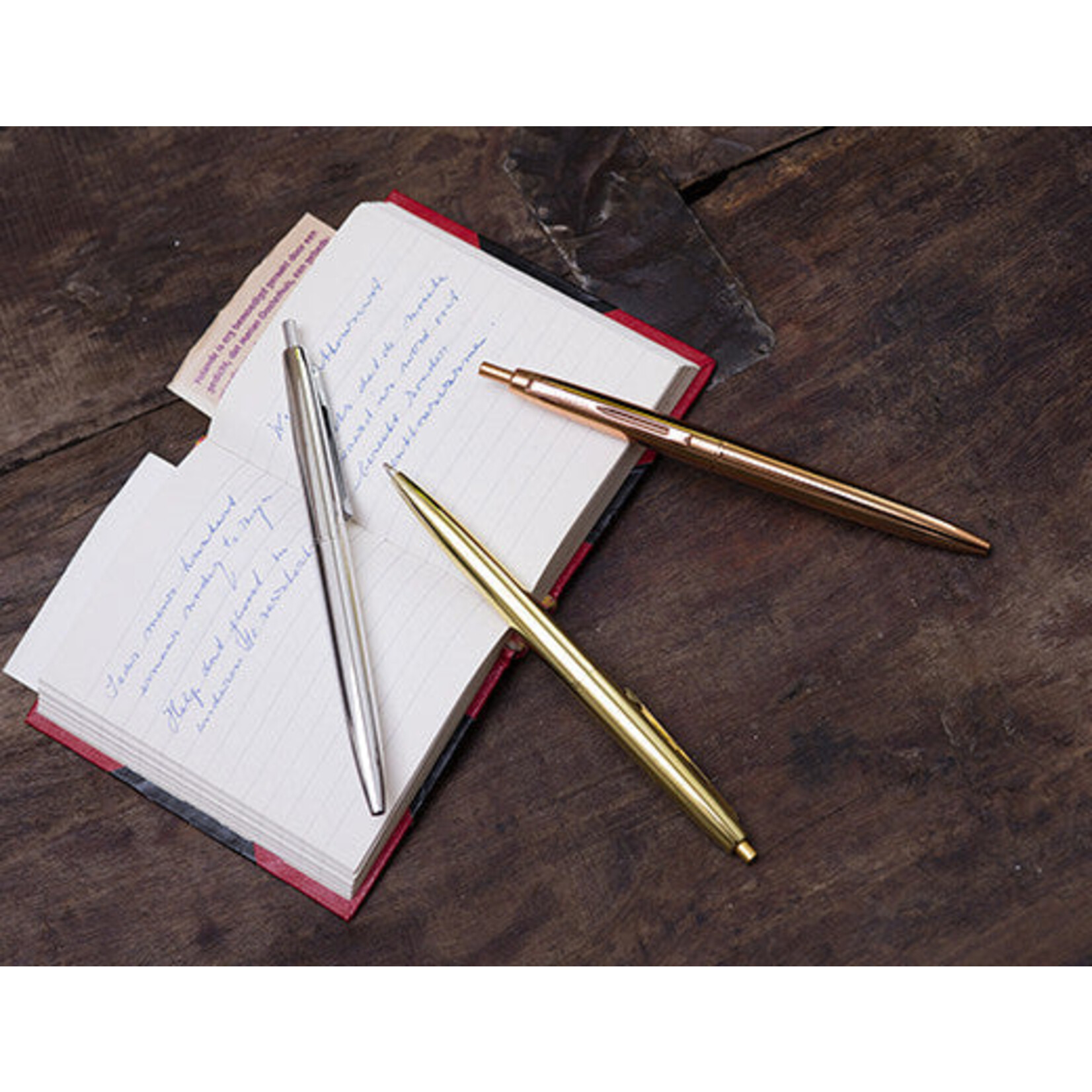 Kikkerland Metallic Retro Pens