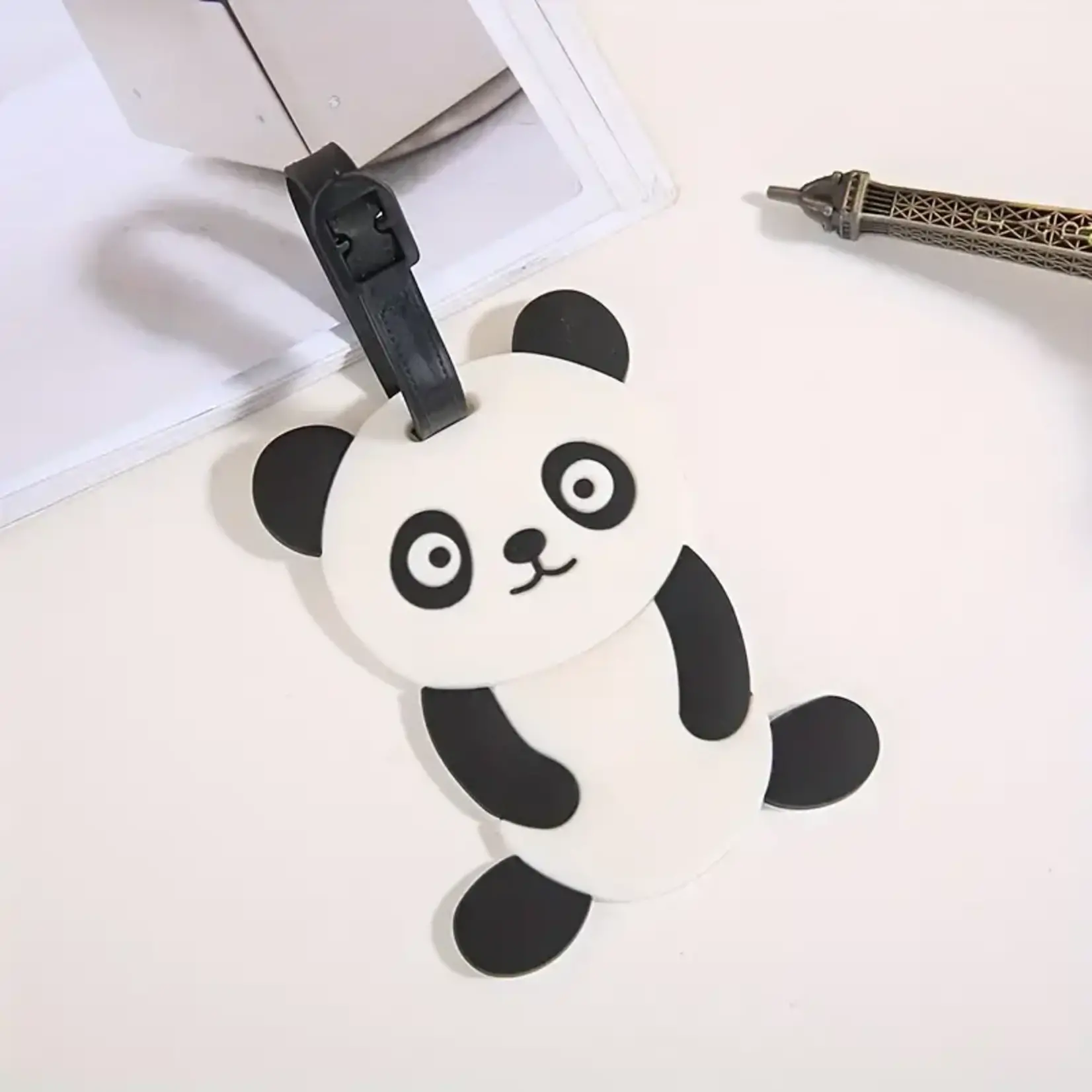 Temu Panda Luggage Tag