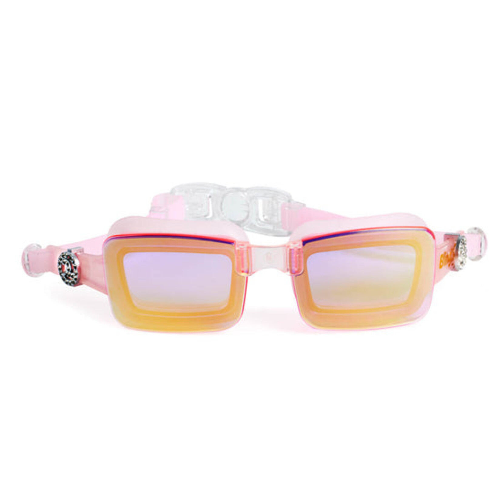 Bling 2 O Inc Rhinestone Rose Quartz Goggles - Adult