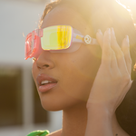 Bling 2 O Inc Rhinestone Rose Quartz Goggles - Adult