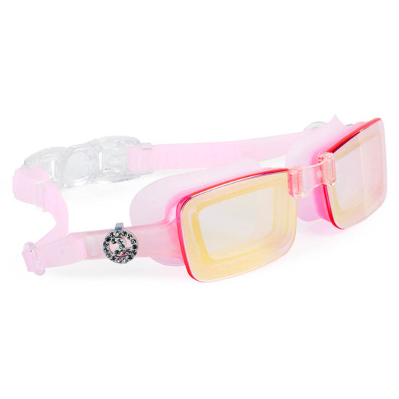 Bling 2 O Inc Rhinestone Rose Quartz Goggles - Adult
