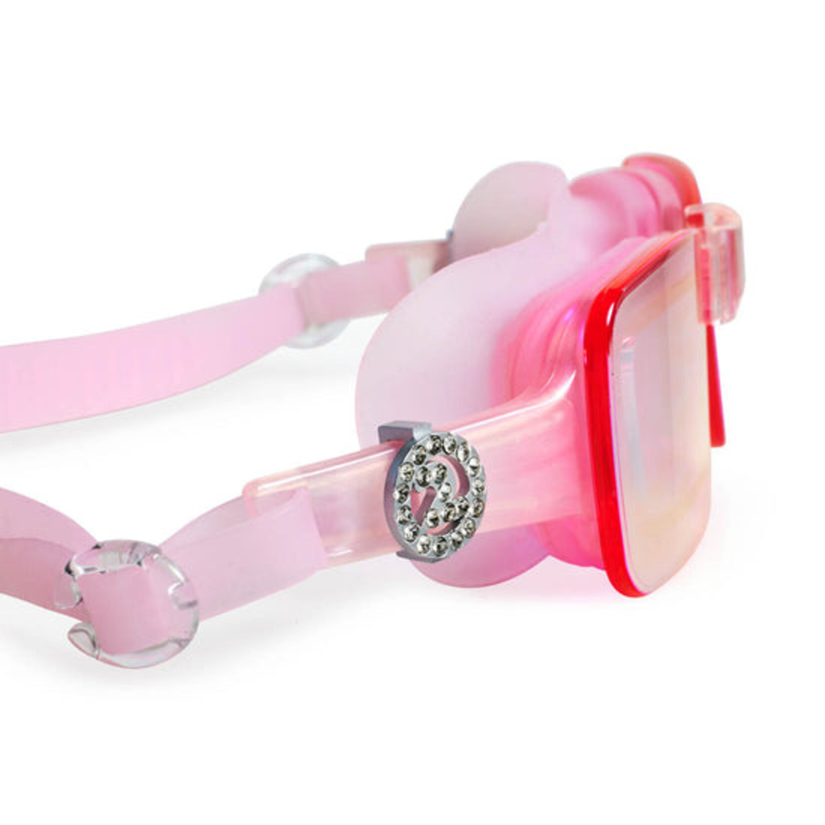 Bling 2 O Inc Rhinestone Rose Quartz Goggles - Adult