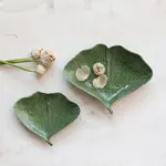 Creative Coop Gingko Leaf Shaped Plate - Large