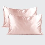 Kitsch Satin Pillowcase 2 Piece Set in Blush