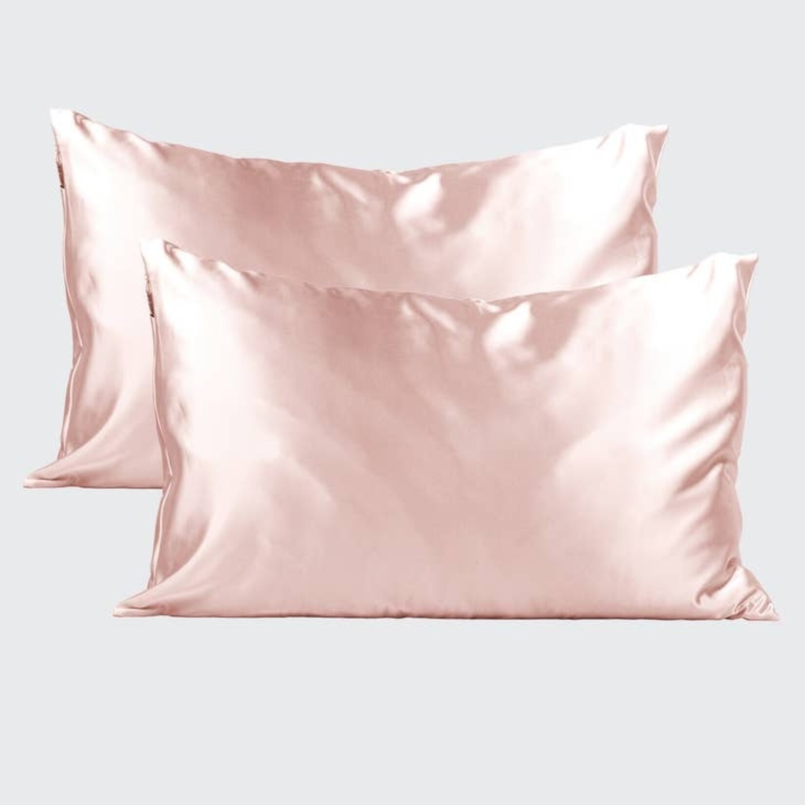Kitsch Satin Pillowcase 2 Piece Set in Blush