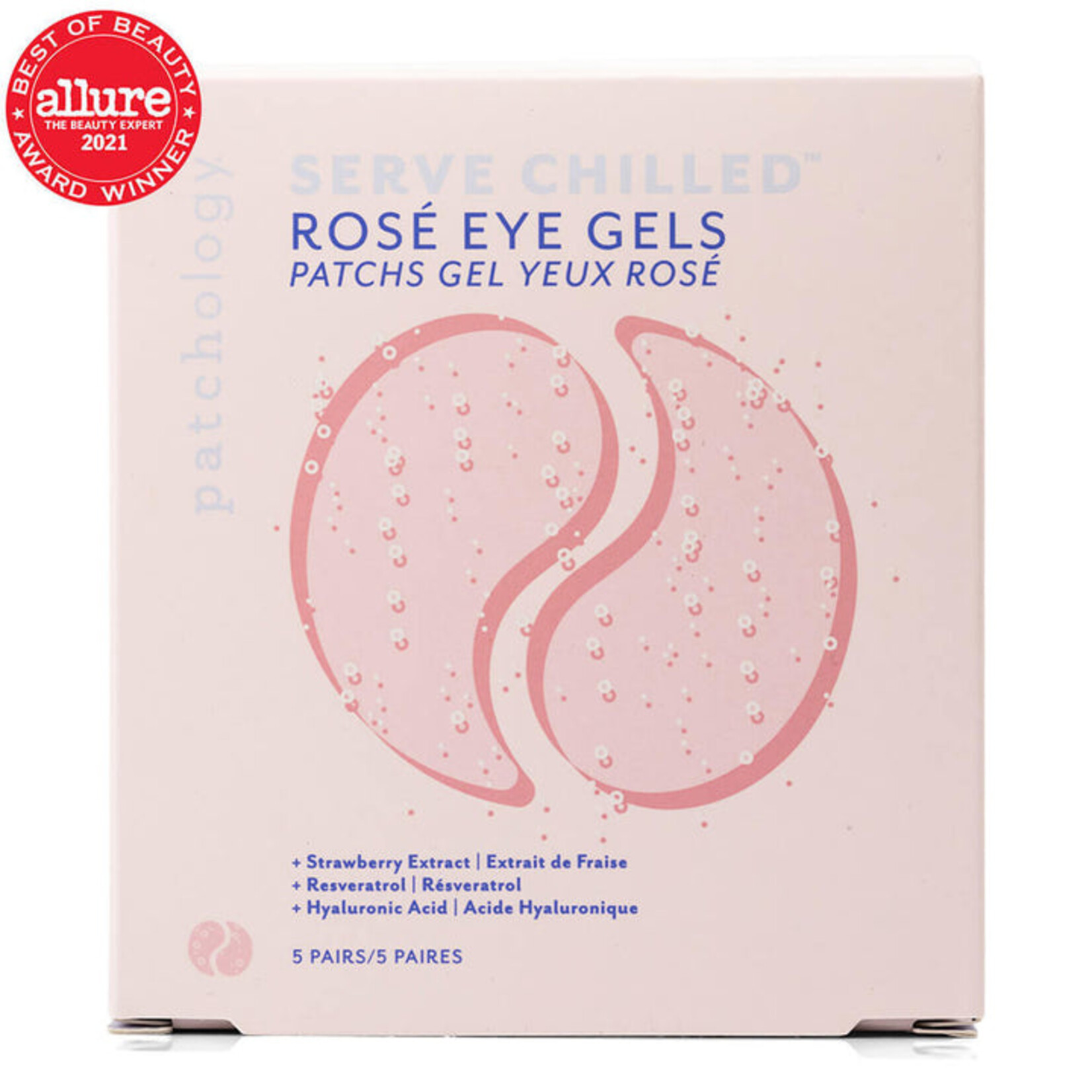 Patchology Eye Gels 5 pc - Serve Chilled Rose
