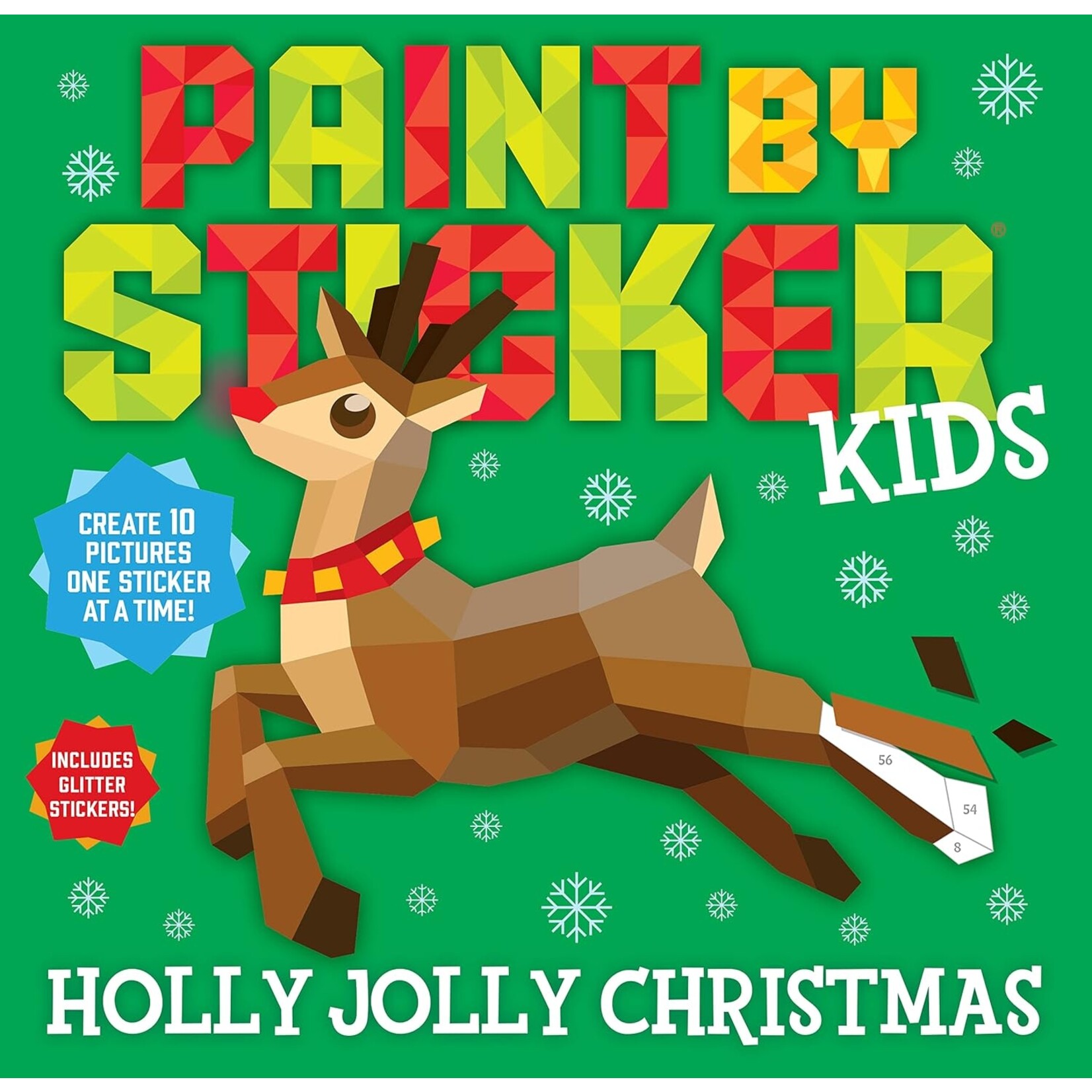 Hachette Paint by Sticker: Holly Jolly Christmas