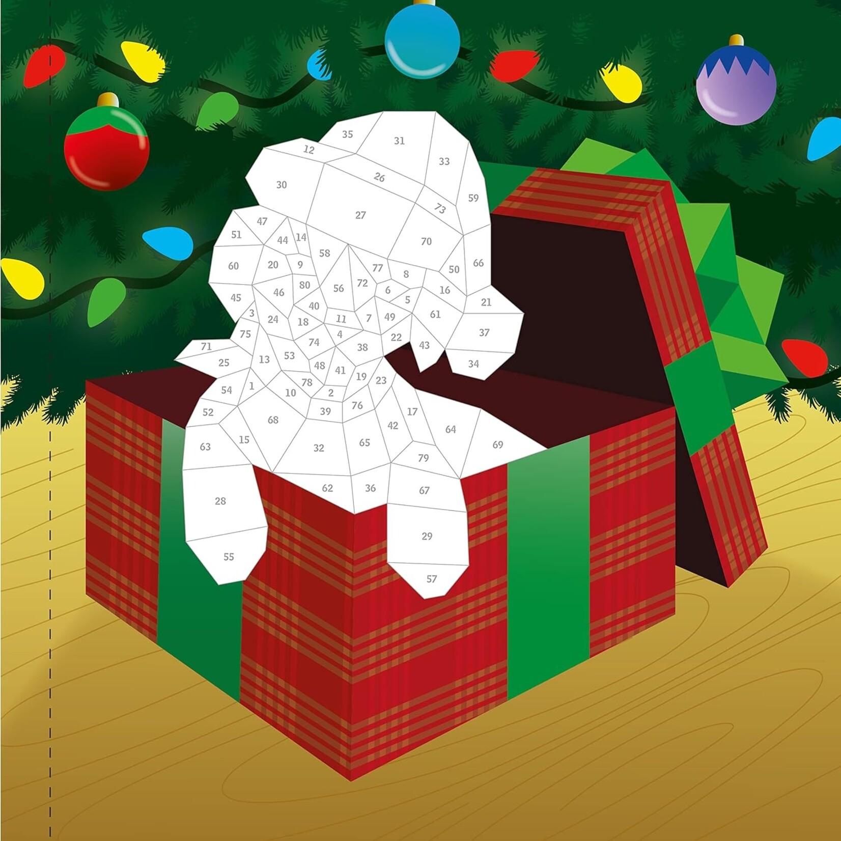 Paint by Sticker: Holly Jolly Christmas