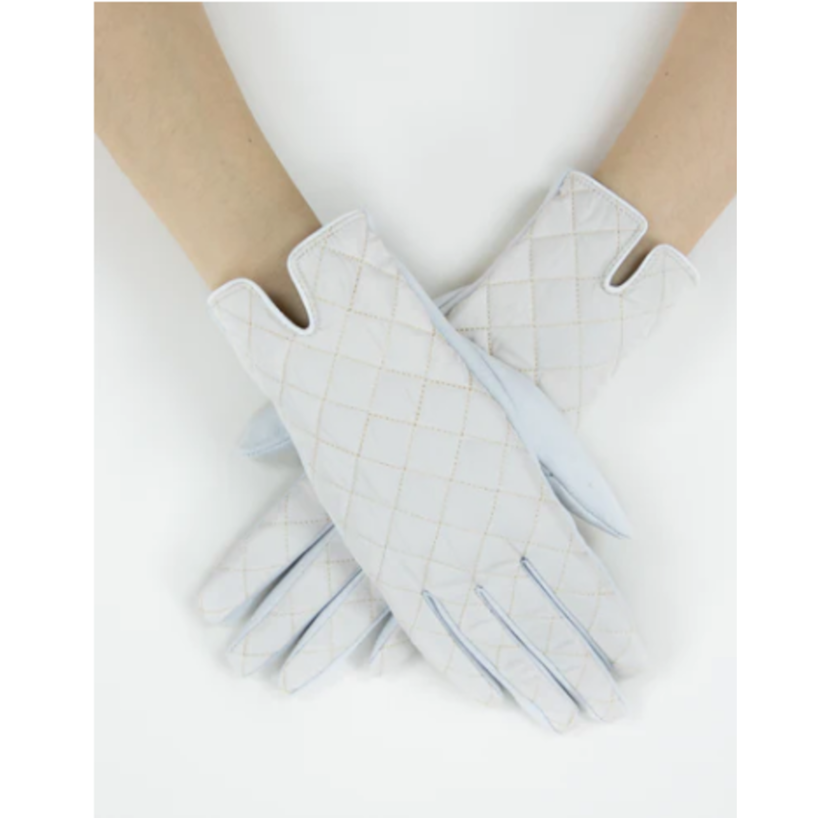 Original USA Quilted Solid Gloves in White
