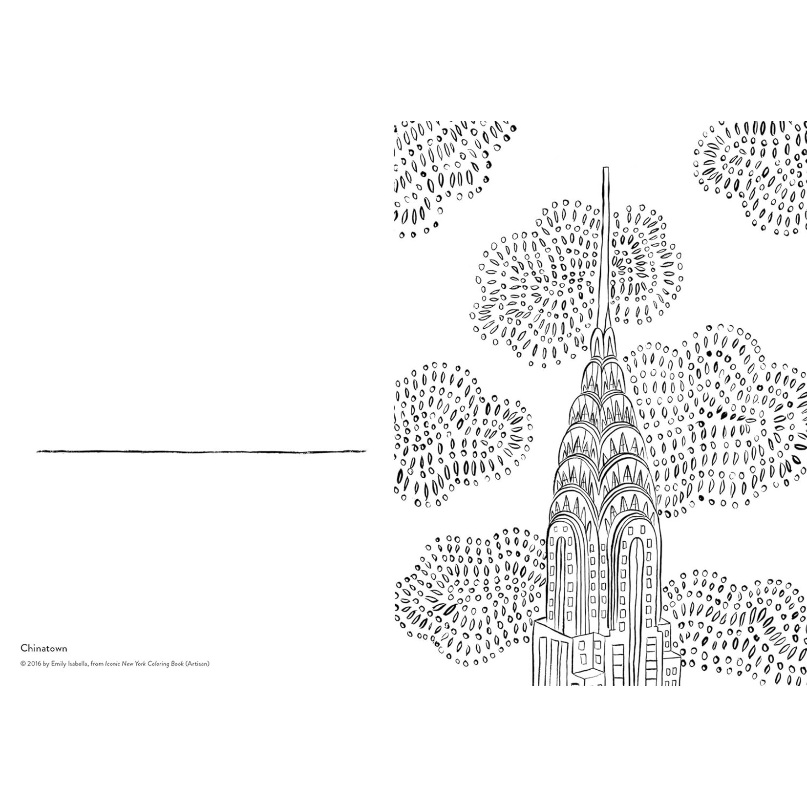 Hachette Iconic New York Coloring Book
