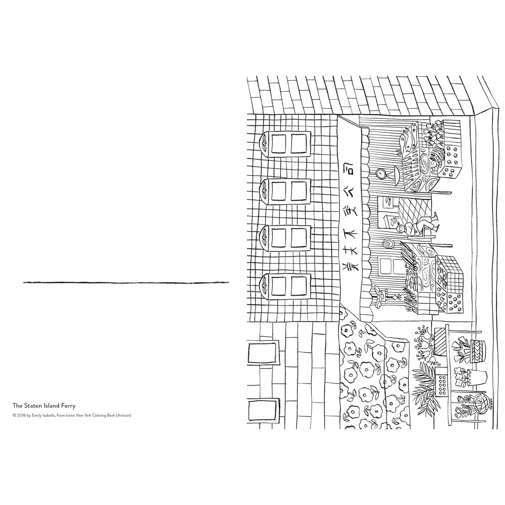 Hachette Iconic New York Coloring Book