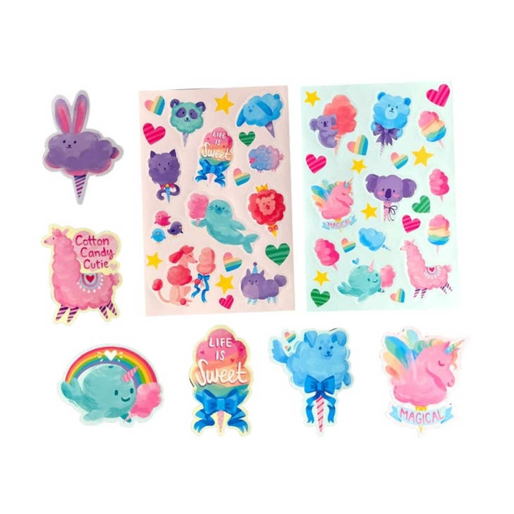 Stickiville Stickers in Fluffy Cotton Candy