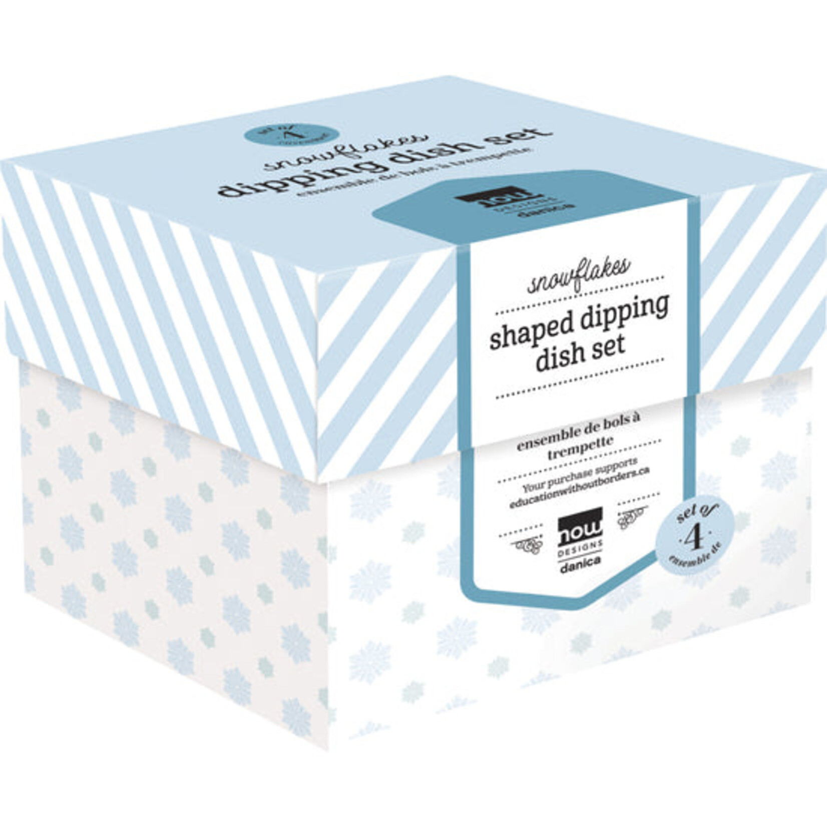 Now Designs Snowflake Dipping Dish Set