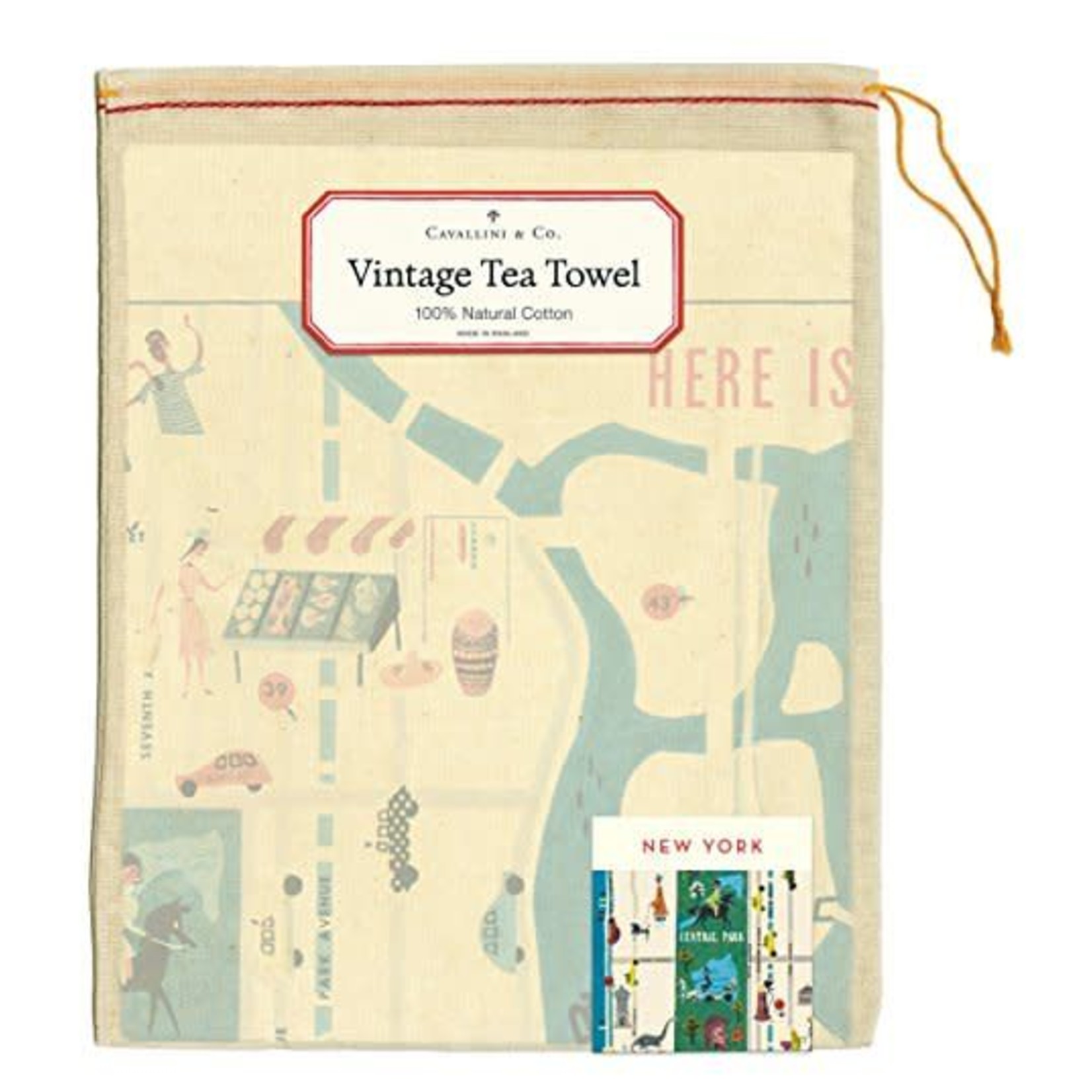Cavallini Tea Towel - Vintage New York