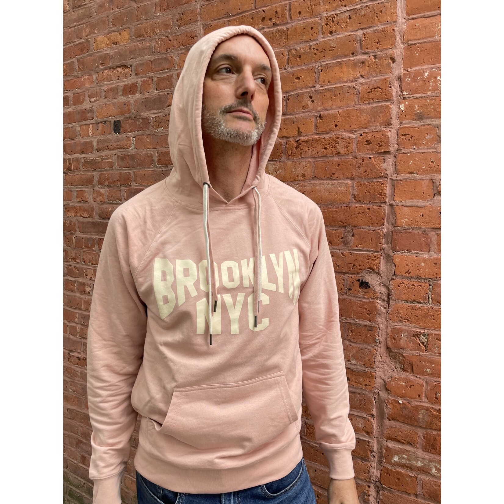 Exit9 Gift Emporium Classic Brooklyn Midweight Hoodie in Rose