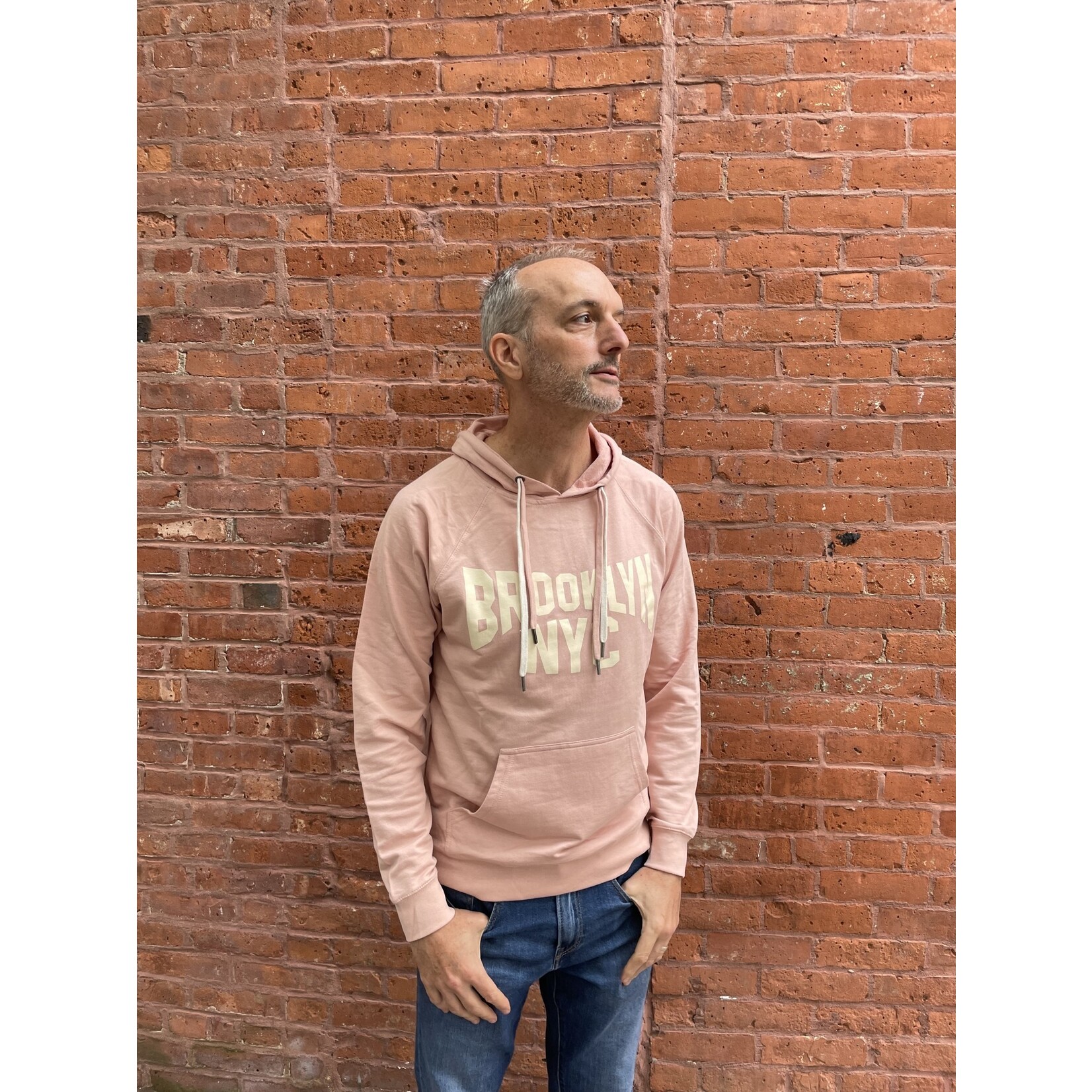 Exit9 Gift Emporium Classic Brooklyn Midweight Hoodie in Rose