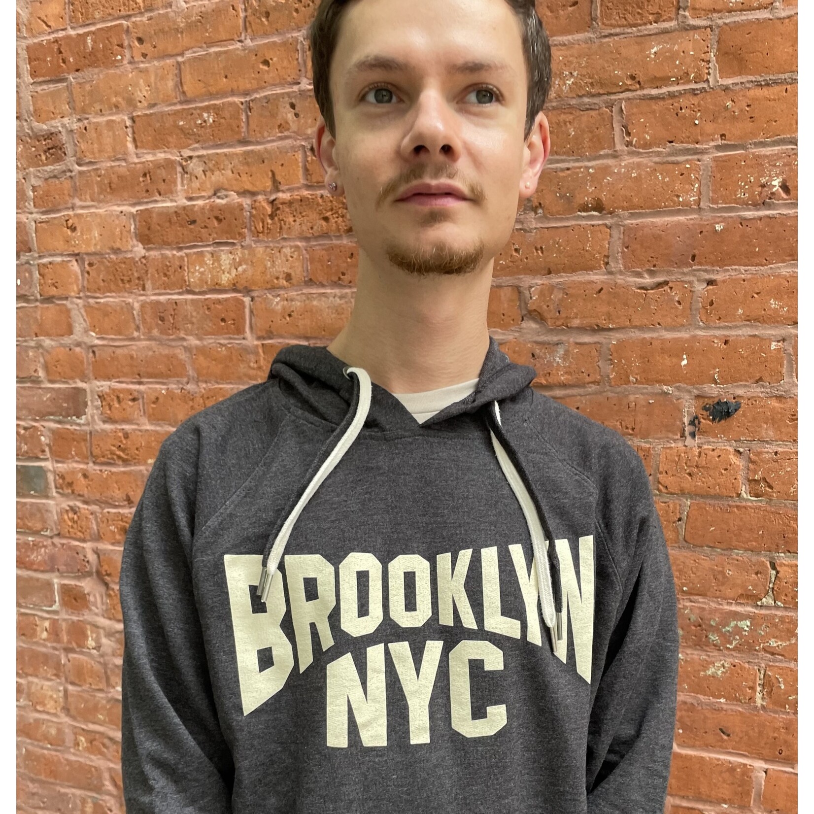 Exit9 Gift Emporium Classic Brooklyn Midweight Hoodie in Charcoal