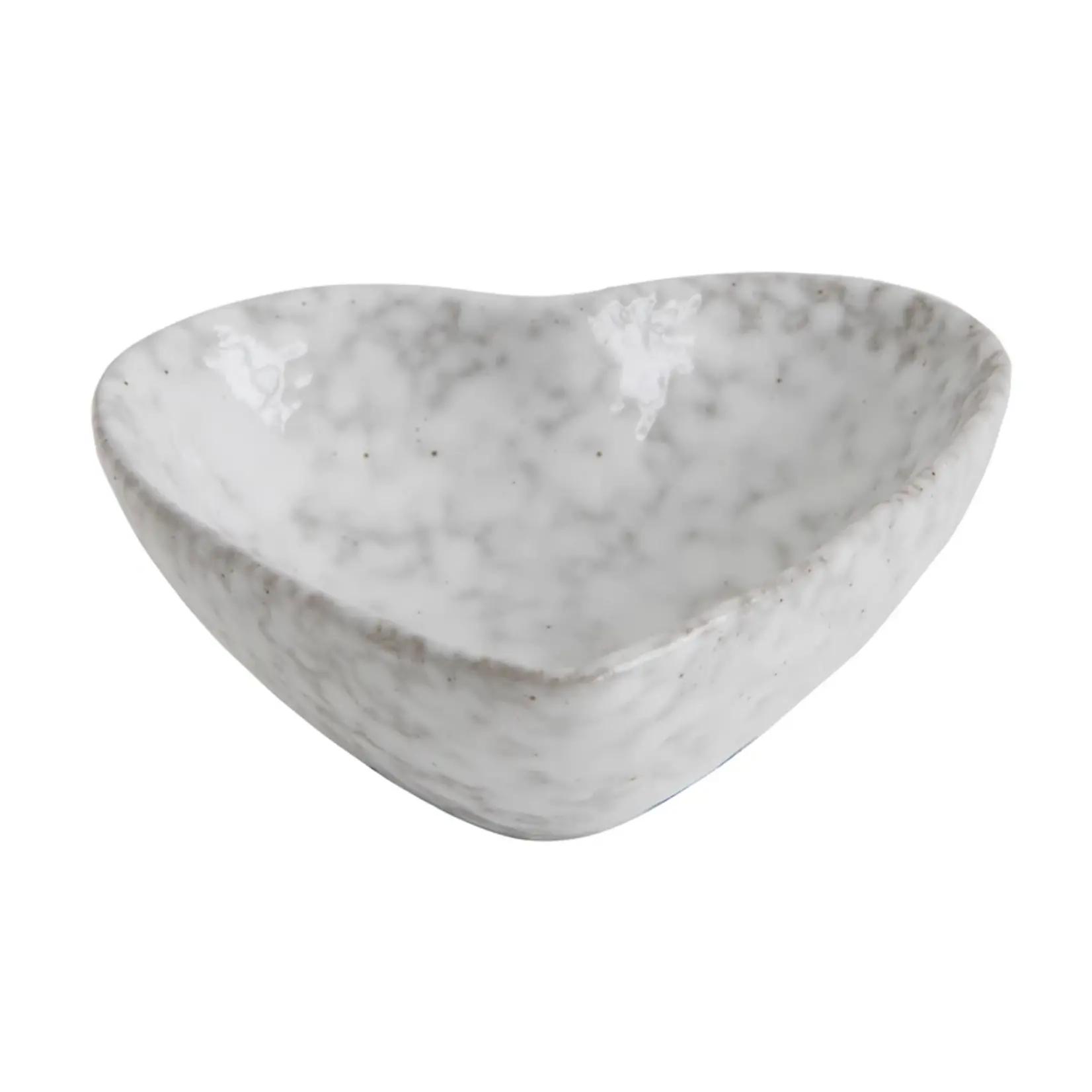 Creative Coop Stoneware Heart Shaped Dish