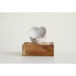 Creative Coop Stoneware Heart Shaped Dish