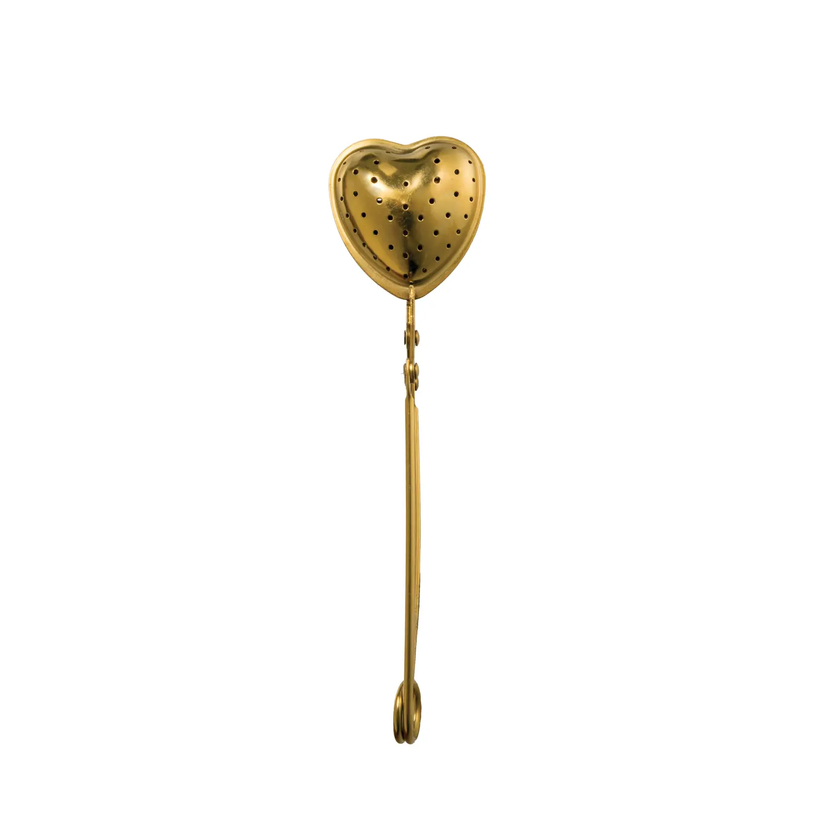 Creative Coop Heart Shaped Tea Strainer