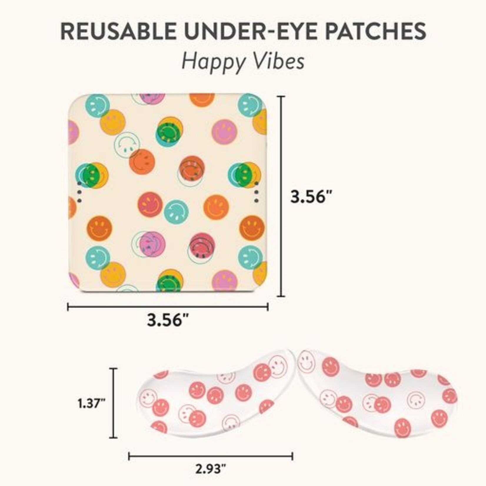 Happy Vibes Reusable Under-Eye Patches – Studio Oh!
