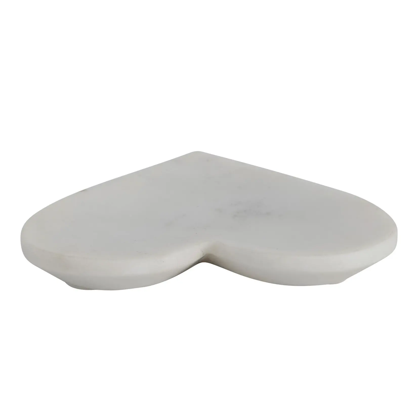 Creative Coop Marble Heart Dish
