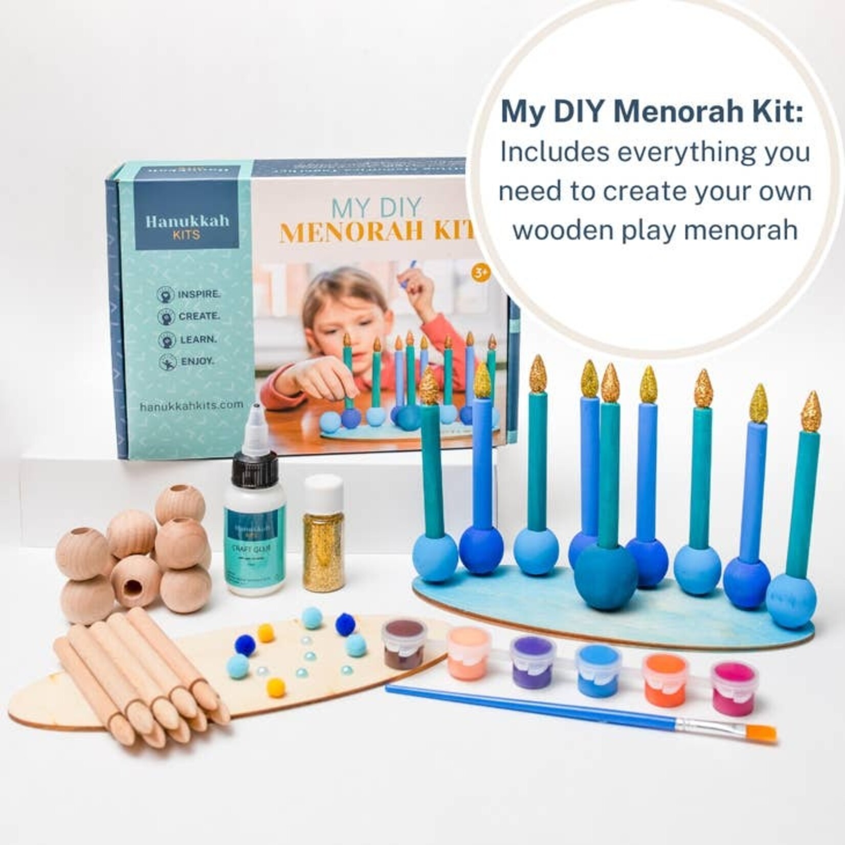 Do-It-Yourself Mosaic Kit - Menorah, Gifts